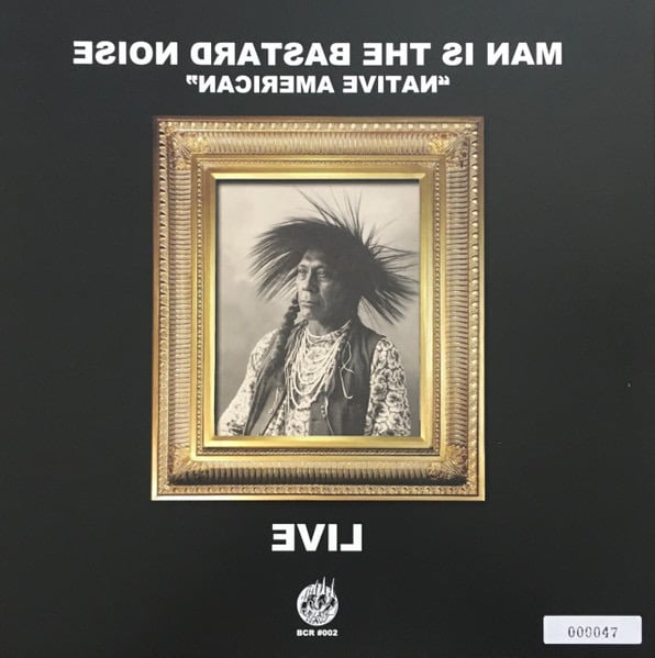 Image of Man Is The Bastard / Man Is The Bastard Noise “split” LP