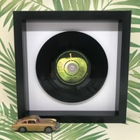 Image 8 of James Bond Theme Tunes, framed original 7" vinyl records