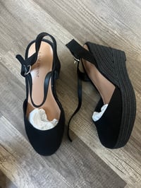 Image 1 of NWT black espadrille 