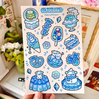 Image 1 of Icy Dessert Sticker Sheet