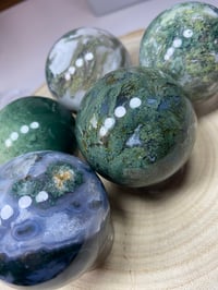 Image 2 of Moss Agate Sphere ✨