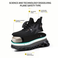 Image 15 of Steel Toe Safety Shoes & Boots | Puncture Proof Work Shoes + 1Pair of 4D Shoe In-Soles