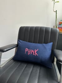 Image 2 of Punk Denim Cushion