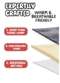 Image 2 of Fluffy Seatbelt Covers