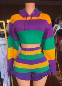 Image 1 of Traditional Mardi Gras hoodie 