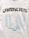 Grateful Dead 1989 Spring Tour T-Shirt - Fits M