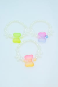 Image 2 of Ombre Bow Stretch Bracelets