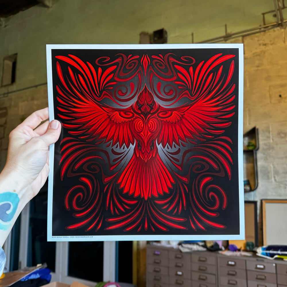 Image of Cardinal Wings - Print