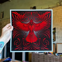 Image 2 of Cardinal Wings - Print