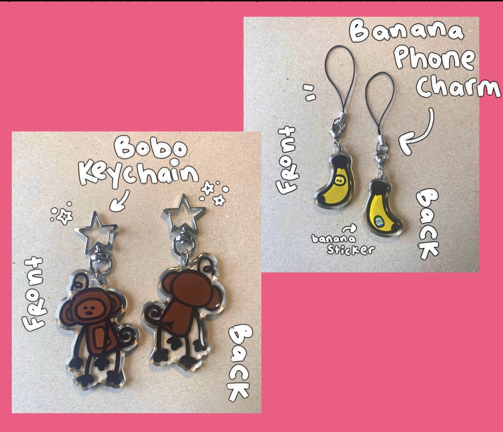Image of Acrylic Keychains ⋆.ೃ࿔*: