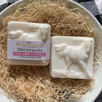 Image 4 of Wild Horses Creamy Butter Body Bar- Pink Amber & Vanilla