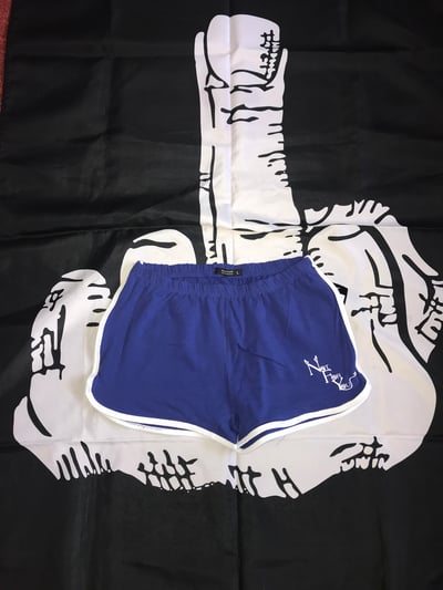Image of NFY 🍑 Shorts (Blue)