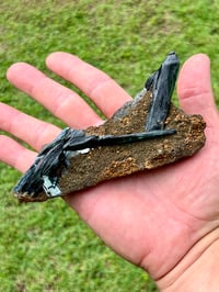 Image 4 of Vivianite & Ludlamite on Matrix Specimen |Brazil #2860