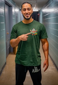 Image 1 of CEASEFIRE Forest Green Unisex T