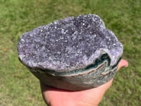 Image 2 of Large Amethyst Cluster With Polished Edges #2575