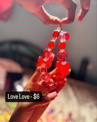 Image 7 of Phone Chains (16mm/20mm beads) - Red