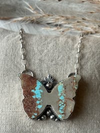 Image 3 of Kingman Butterfly Necklace 