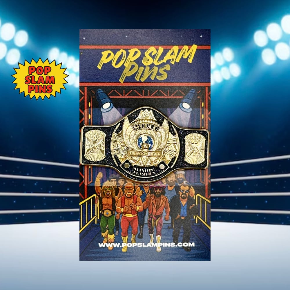 Image of WWF Winged Eagle Title - Pin