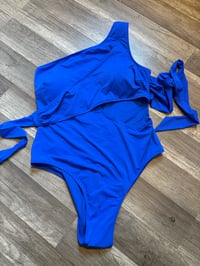 Image 1 of NWT fashion Nova blue swimsuit 