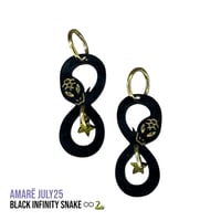Black infinity snake ♾️🐍
