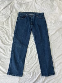 Image 3 of Vintage Wrangler dark blue jeans // 46