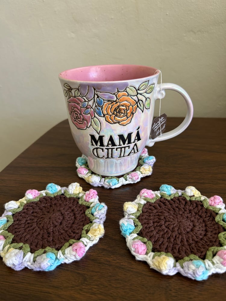 Image of ✧Spring Flowers Coaster Set