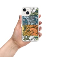 Image 21 of Art Nouveau Inspired Colorful Quartet Boho Hippie Floral Sketch Clear Case for iPhone®