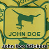 NEW “John Doe” Stickers!!