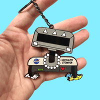 Image 1 of “Satellite Stomper” Inspired Harry’s House Keychain (Harr-E stamp)