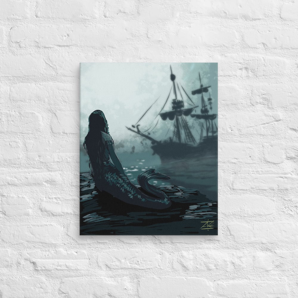Only the siren sees on Canvas