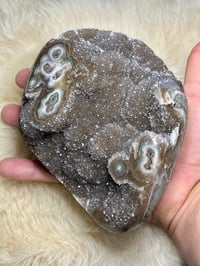 Image 5 of Druzy Rainbow Amethyst With Stalactite Eyes #2398
