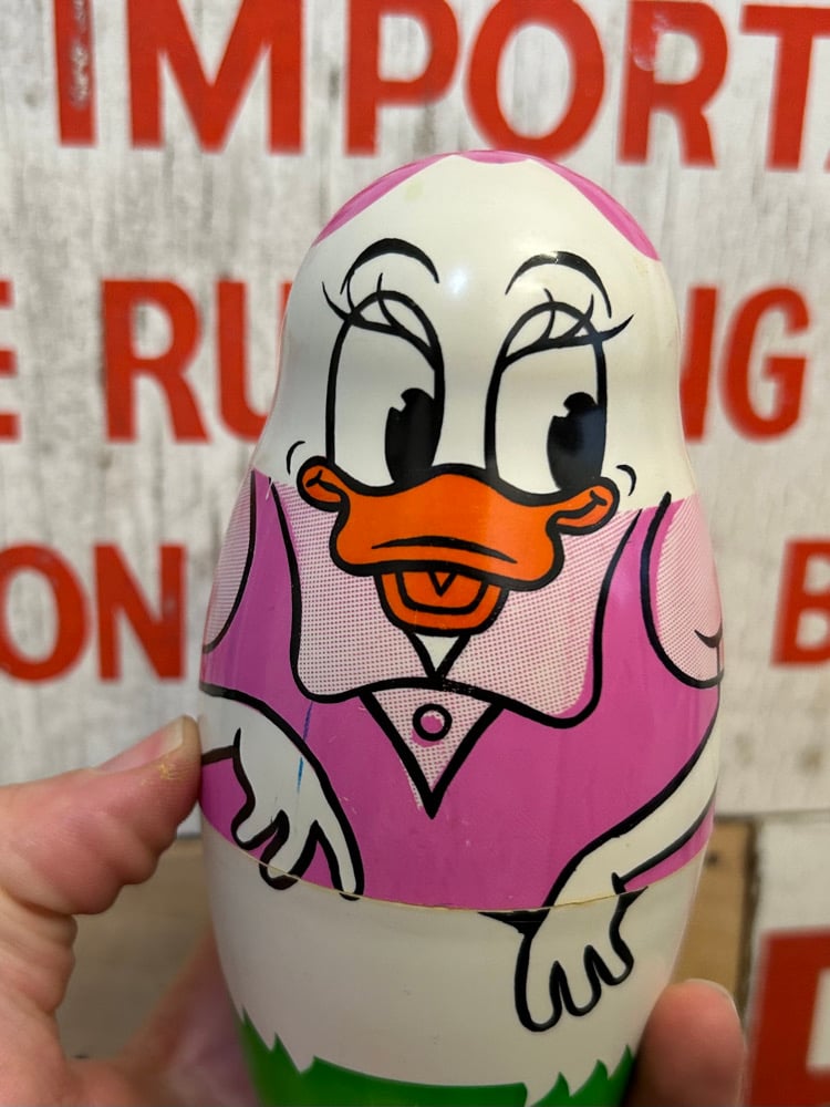 Image of Vintage Donald Duck Nesting dolls