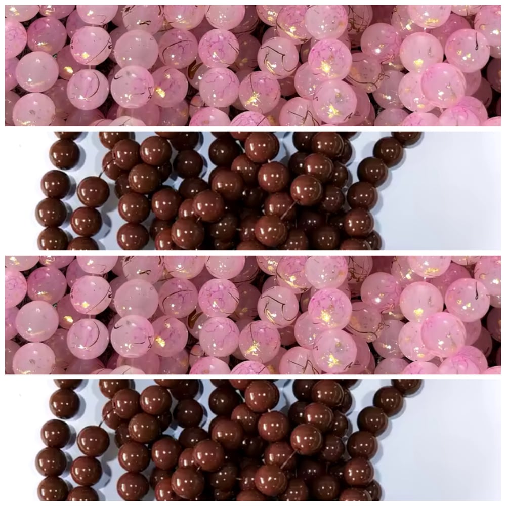 Image of Pink Champagne Bead #31
