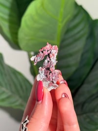 Image 1 of COPPER X MALACHITE STAINED QUARTZ -MOROCCO- C