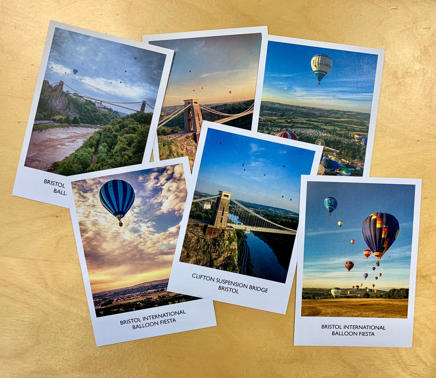 Image of Bristol International Balloon Fiesta postcard set