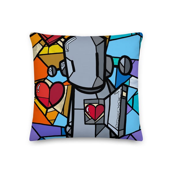 Image of Stained past Pillow