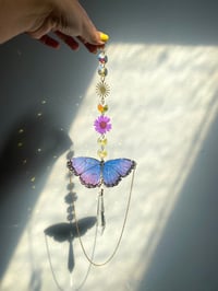 Image 1 of 🦋Morpho Butterfly Suncatcher🦋