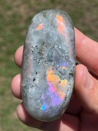 Image 6 of Sunset Labradorite Palm Stone #2519