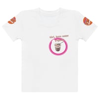 Image 2 of Girl, Have Some Yoghurt -- Women’s cotton crew neck t-shirt