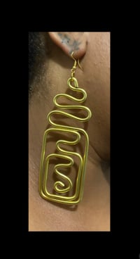 Image 1 of Tatiah Wire Earrings 