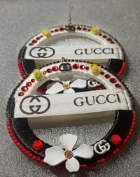 Image 3 of Crimson Garden Luxe Statement Hoops
