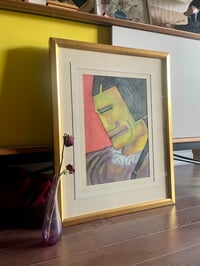 Image 2 of Mixed Media Portrait on Paper