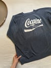 70s COCAINE raglan sweatshirt