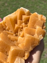 Image 11 of Orange Rhombohedral Calcite Cluster Specimen | Yunnan China #2889