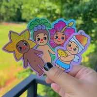 Image 1 of Bori Angelitos Glitter Stickers