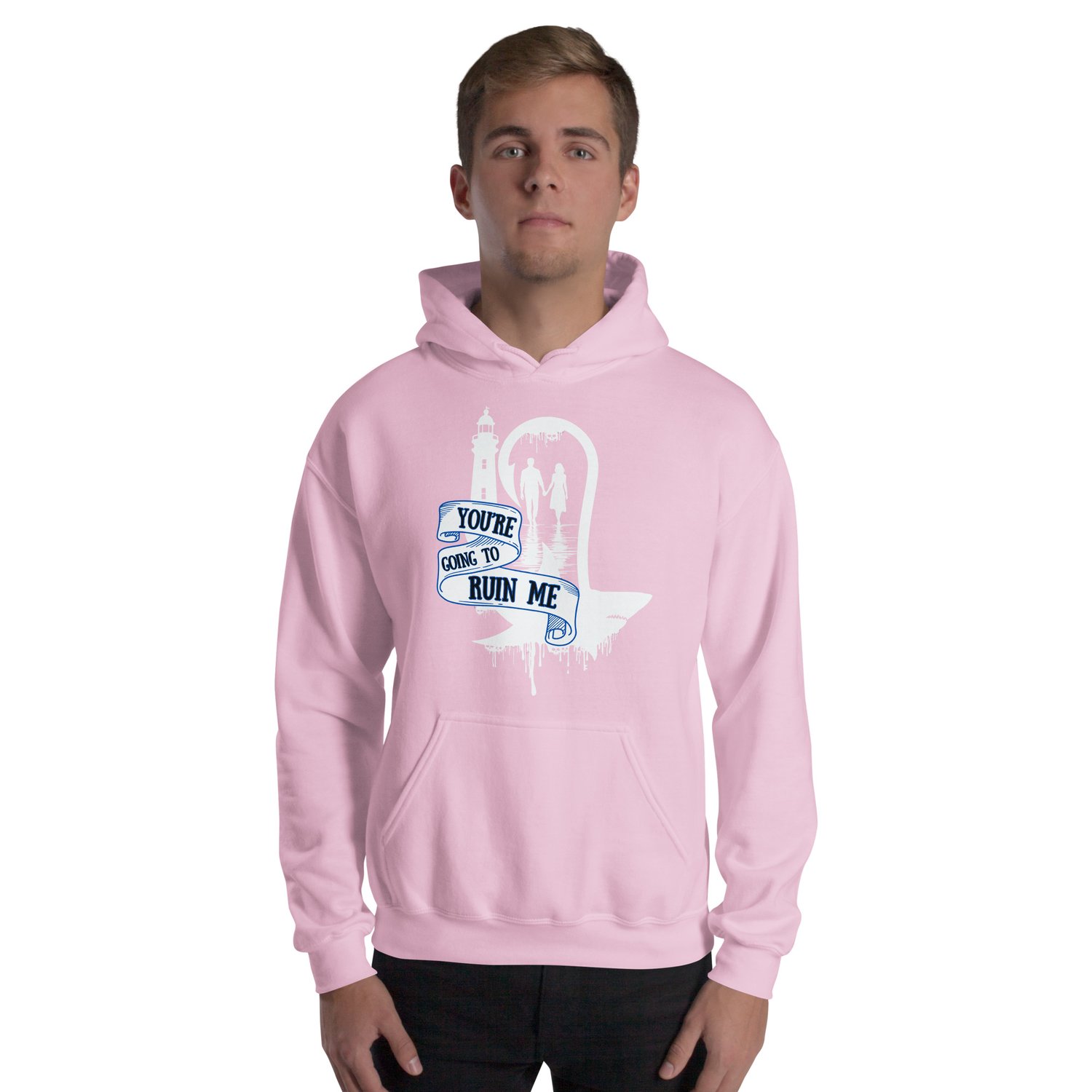 Image of Officially licensed does it hurt you're going to ruin me white Unisex Hoodie