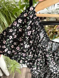 Image 2 of Fashion Nova off shoulder flower dress plus size 