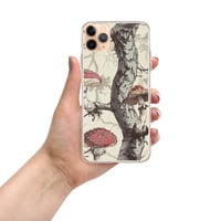 Image 4 of The Shire Inspired Illustrated Tree Trunk/Mushroom Clear Case for iPhone®