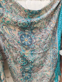 Image 4 of Pefkos co ord sarong set - Turquoise