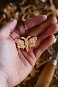 Image 5 of Moth Pendant Necklace 
